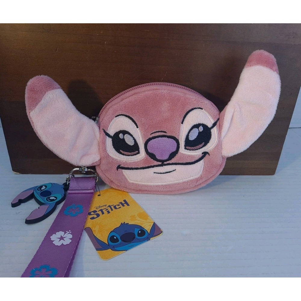 Bioworld‎ Lilo & Stitch Angel Coin Purse With Charm Wristlet